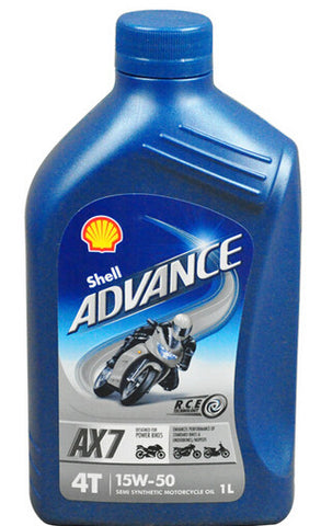 Shell Advance AX7 4T 15W-50