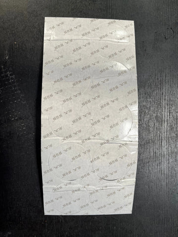 Double-Sided Adhesive Stickers – 1.8" Diameter Circles Sheet, 100 Sheets